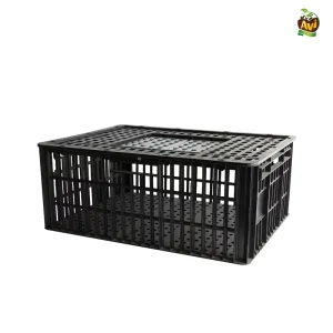Cage à poules 2 portes coulissantes